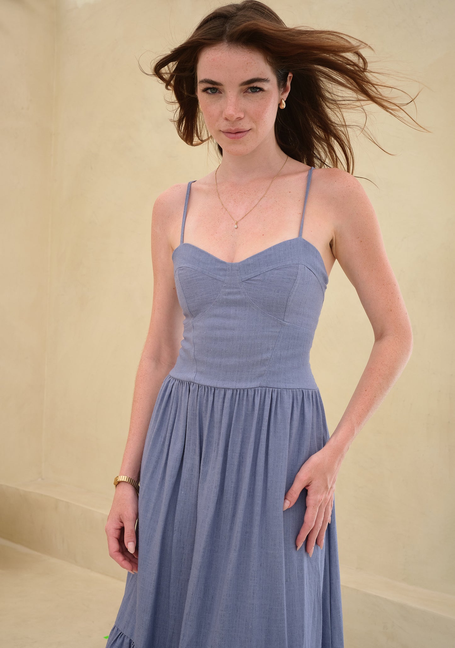 Courchevel – Structured Blue